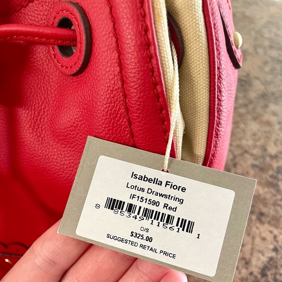 Isabella Fiore Lotus Drawstring Purse - Picture 3 of 10